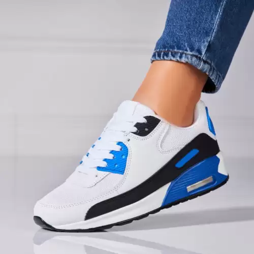 Adidasi dama Albastri din Piele Ecologica Naveen