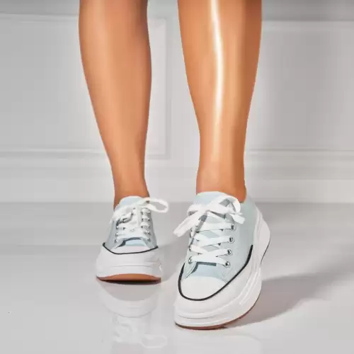 Adidasi Dama Albastri din Textil Lilien