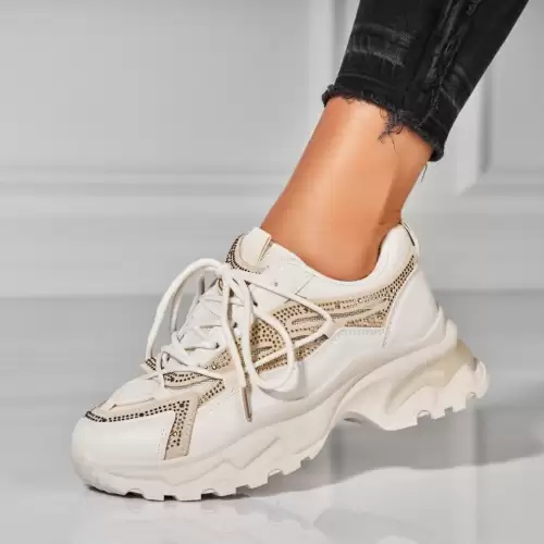 Adidasi Dama Bej din Piele Ecologica Jovie