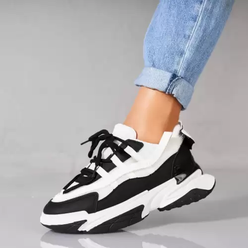 Adidasi dama Piele Ecologica Alb Lakyn