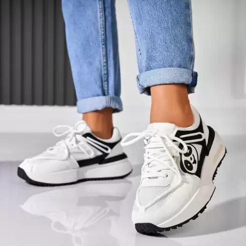 Adidasi dama Piele Ecologica Alb Zylea