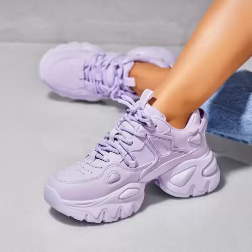 Adidasi dama Piele Ecologica Mov Sufia