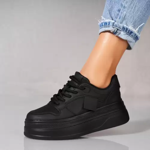 Adidasi dama Piele Ecologica Negru Danira