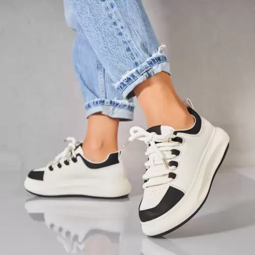 Adidasi dama Piele Ecologica Negru Ineza2