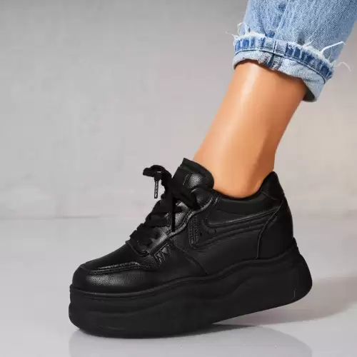 Adidasi dama Piele Ecologica Negru Khairo