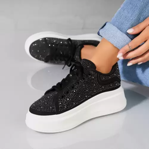 Adidasi dama Piele Ecologica Negru Toney2