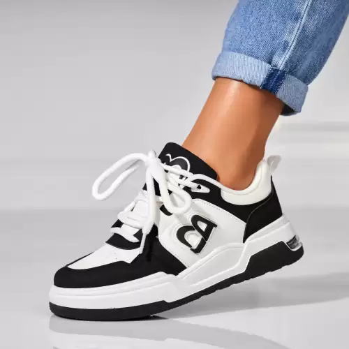 Adidasi dama Piele Ecologica Negru Veida