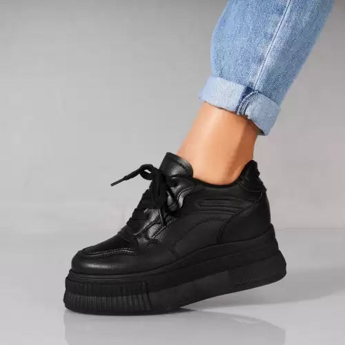 Adidasi dama Piele Ecologica Negru Yeziel