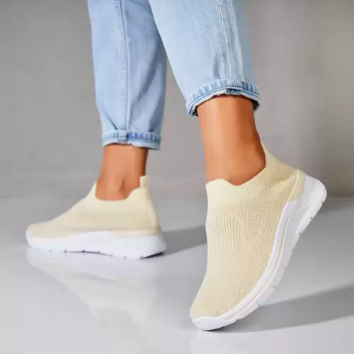 Adidasi dama Textil Bej Brany