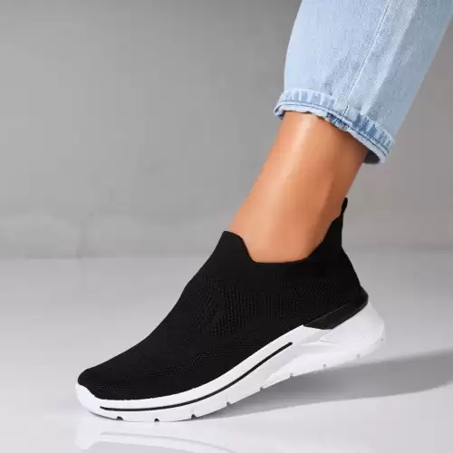 Adidasi dama Textil Negru Brany