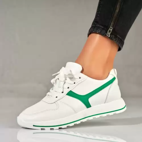 Adidasi dama Verzi din Piele Ecologica Kyere