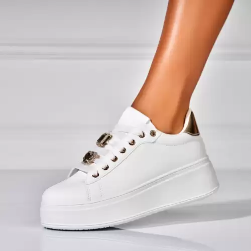 Adidasi de dama Piele Ecologica Auriu Hasley