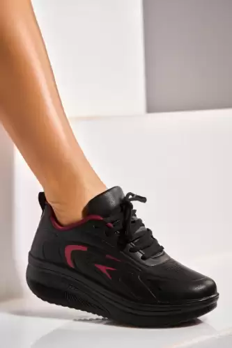 Adidasi de dama Piele Ecologica Bordo Kilyn