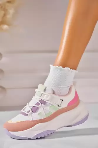 Adidasi de dama Piele Ecologica Color Emerey