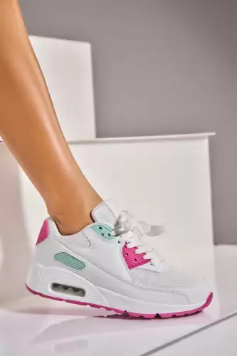 Adidasi de dama Piele Ecologica Fucsia Fraida