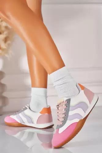 Adidasi de dama Piele Ecologica Fucsia Samyra