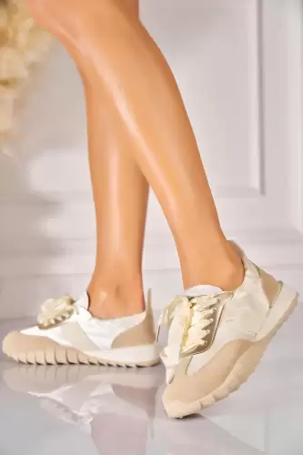 Adidasi de dama Piele Ecologica Kaki Taleya