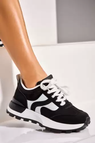 Adidasi de dama Piele Ecologica Negru Akyra