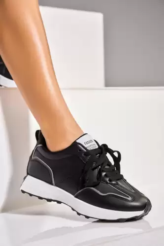 Adidasi de dama Piele Ecologica Negru Ayane