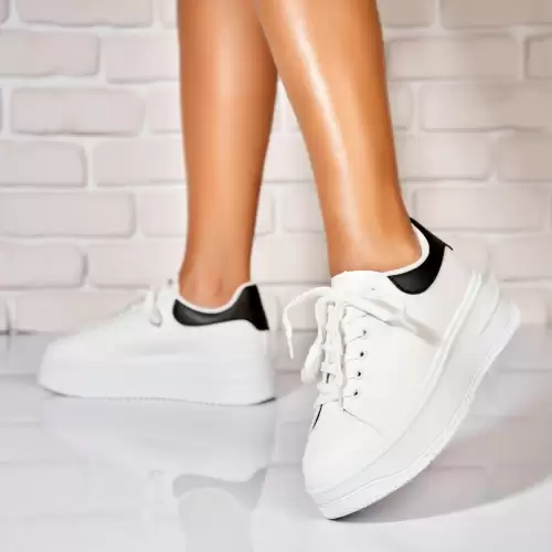 Adidasi de dama Piele Ecologica Negru Neiva