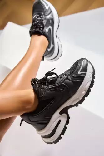 Adidasi de dama Piele Ecologica Negru Raylie