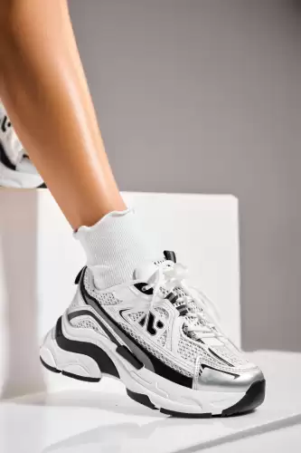 Adidasi de dama Piele Ecologica Negru Zinaida