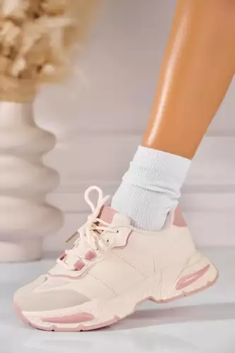 Adidasi de dama Piele Ecologica Roz Azlin