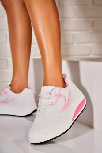 Adidasi de dama Piele Ecologica Roz Dalia