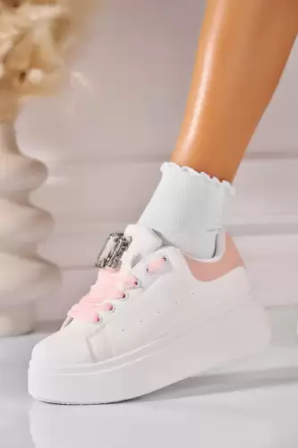 Adidasi de dama Piele Ecologica Roz Kelanie