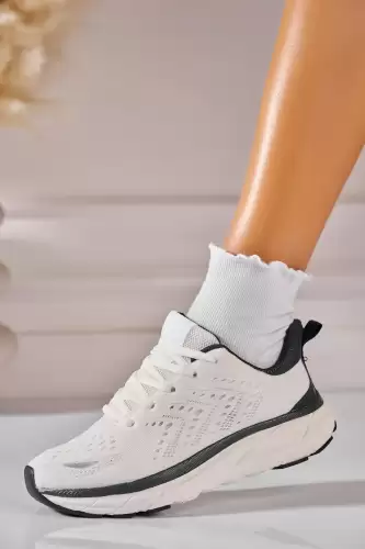 Adidasi de dama Textil Alb Yomna2