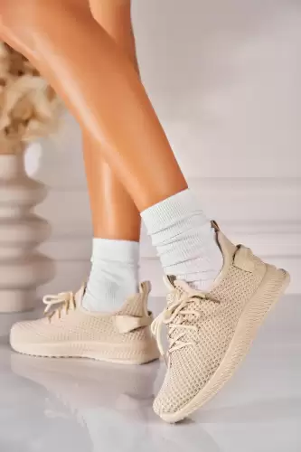 Adidasi de dama Textil Bej Jaylie