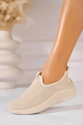 Adidasi de dama Textil Bej Lucelia