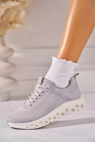 Adidasi de dama Textil Gri Airyana