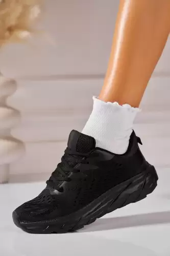 Adidasi de dama Textil Negru Yomna