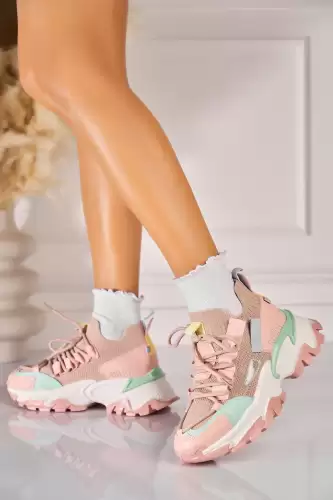 Adidasi de dama Textil Roz Willo