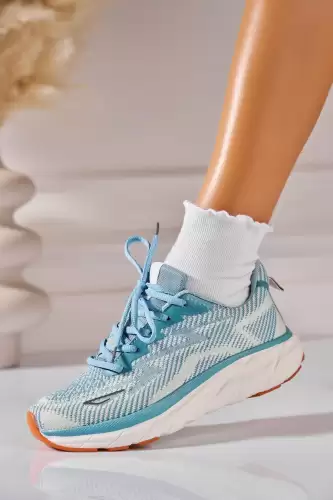 Adidasi de dama Textil Turcoaz Brella