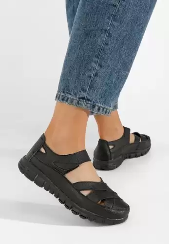 Balerini dama piele Argonia negri