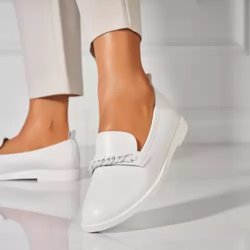 Balerini dama Piele Ecologica Alb Henly