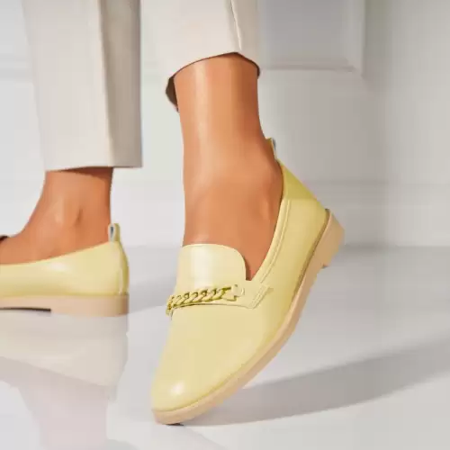 Balerini dama Piele Ecologica Galben Henly