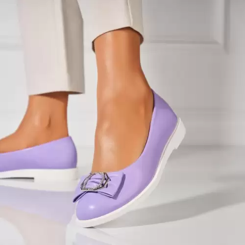 Balerini dama Piele Ecologica Mov Laren