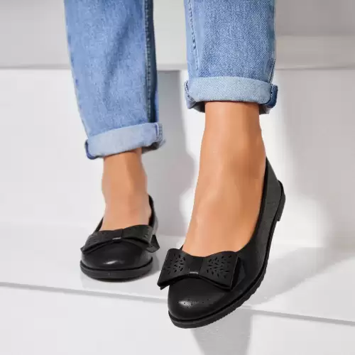 Balerini dama Piele Ecologica Negru Nerea