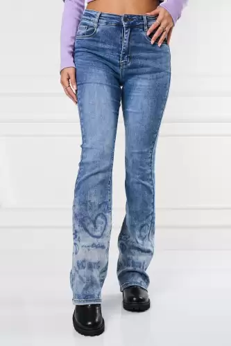 Blugi Dama Evazati Albastru Ammie