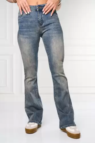 Blugi Dama Evazati Bleumarin Avayla