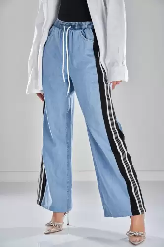 Blugi Dama Oversize Albastru Leith