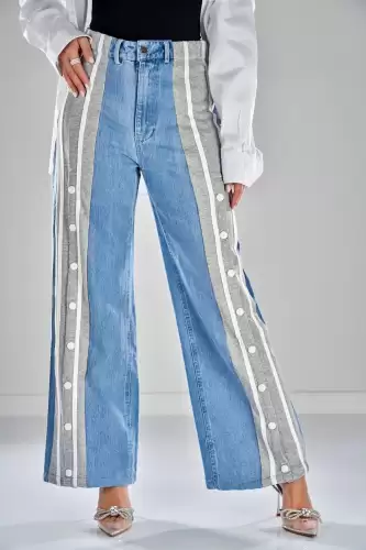 Blugi Dama Oversize Gri Alesa