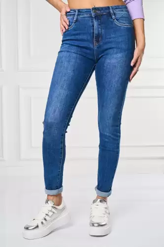 Blugi Dama Skinny Fit Bleumarin Kamaia