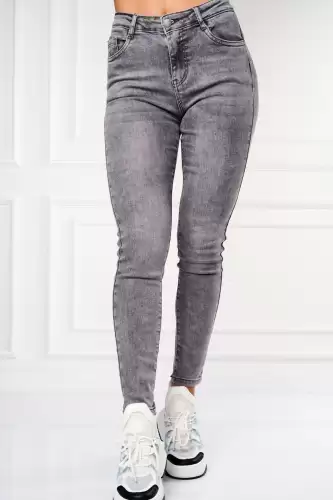 Blugi Dama Skinny Fit Gri Zyona