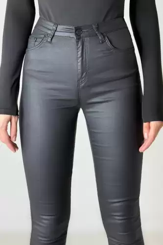 Blugi Dama Skinny Fit Negru Lacarino