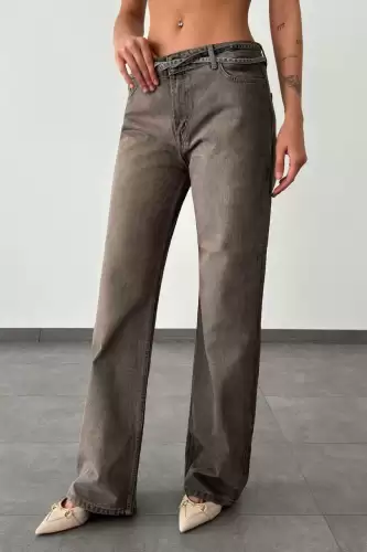 Blugi Regular Fit Gri Leilany