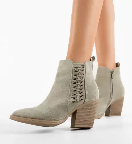 Botine dama Thondup Khaki
